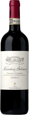 53,95 € Spedizione Gratuita | Vino rosso Marchesi Antinori Riserva D.O.C.G. Chianti Toscana Italia Cabernet Sauvignon, Sangiovese Bottiglia 75 cl