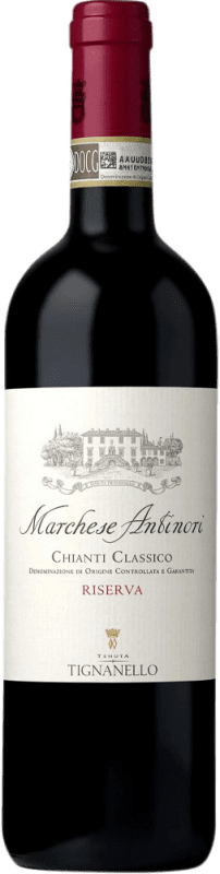53,95 € 免费送货 | 红酒 Marchesi Antinori 预订 D.O.C.G. Chianti 托斯卡纳 意大利 Cabernet Sauvignon, Sangiovese 瓶子 75 cl
