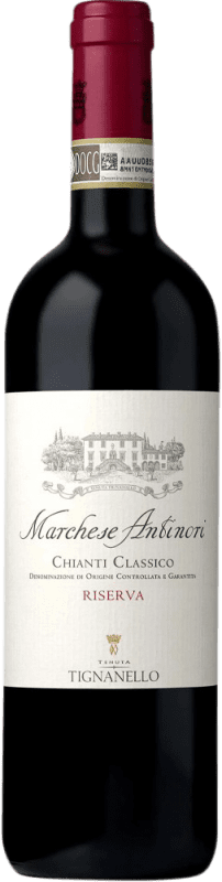 32,95 € Free Shipping | Red wine Marchesi Antinori Reserve D.O.C.G. Chianti Classico Tuscany Italy Cabernet Sauvignon, Sangiovese Bottle 75 cl