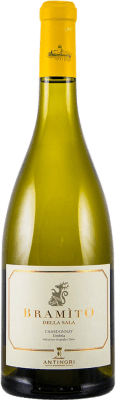 26,95 € Envio grátis | Vinho branco Marchesi Antinori Bramito Castello della Sala I.G.T. Umbria Úmbria Itália Chardonnay Garrafa 75 cl