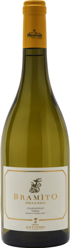 35,95 € Spedizione Gratuita | Vino Bianco Marchesi Antinori Bramito Castello della Sala I.G.T. Umbria Umbria Italia Chardonnay Bottiglia 75 cl