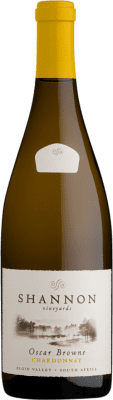 55,95 € Бесплатная доставка | Белое вино Shannon Vineyards Oscar Browne A.V.A. Elgin Elgin Valley Южная Африка Chardonnay бутылка 75 cl