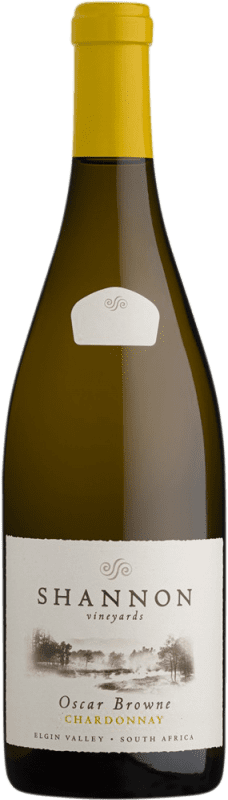 67,95 € Spedizione Gratuita | Vino bianco Shannon Vineyards Oscar Browne A.V.A. Elgin Elgin Valley Sud Africa Chardonnay Bottiglia 75 cl