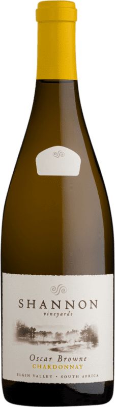 55,95 € Бесплатная доставка | Белое вино Shannon Vineyards Oscar Browne A.V.A. Elgin Elgin Valley Южная Африка Chardonnay бутылка 75 cl