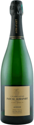 149,95 € Kostenloser Versand | Weißer Sekt Agrapart L'Avizoise Grand Cru Extra Brut A.O.C. Champagne Champagner Frankreich Chardonnay Flasche 75 cl