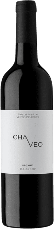 18,95 € Spedizione Gratuita | Vino rosso Monastrell Chaveo D.O. Bullas Regione di Murcia Spagna Monastrell Bottiglia 75 cl