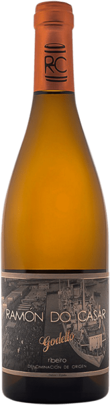 18,95 € Envío gratis | Vino blanco Ramón do Casar D.O. Ribeiro Galicia España Godello Botella 75 cl