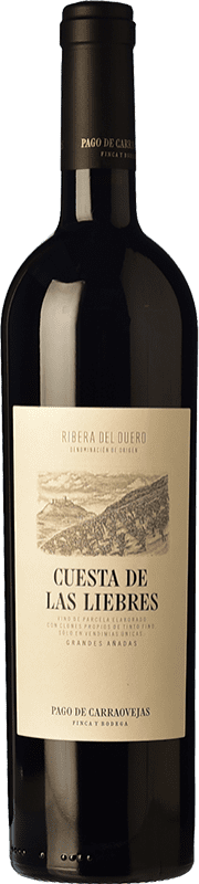 448,95 € 免费送货 | 红酒 Pago de Carraovejas Cuesta de las Liebres D.O. Ribera del Duero 卡斯蒂利亚莱昂 西班牙 瓶子 Magnum 1,5 L