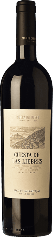 448,95 € Kostenloser Versand | Rotwein Pago de Carraovejas Cuesta de las Liebres D.O. Ribera del Duero Kastilien und León Spanien Magnumflasche 1,5 L