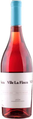 19,95 € Free Shipping | Rosé wine Vile Vinos de León La Finca Rosado D.O. Tierra de León Castilla y León Spain Prieto Picudo Bottle 75 cl