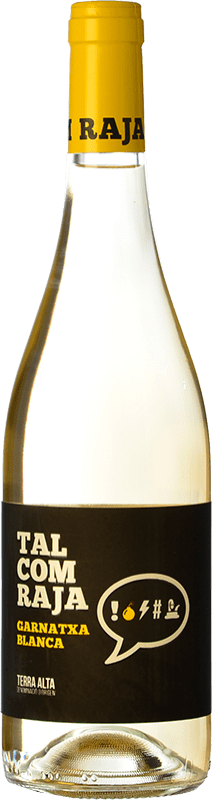 6,95 € Envio grátis | Vinho branco Moacin Tal Com Raja Blanc D.O. Terra Alta Catalunha Espanha Grenache Branca Garrafa 75 cl