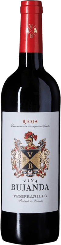 9,95 € Бесплатная доставка | Красное вино Viña Bujanda молодое D.O.Ca. Rioja Ла-Риоха Испания Tempranillo — Темпранильо Бутылка 75 cl