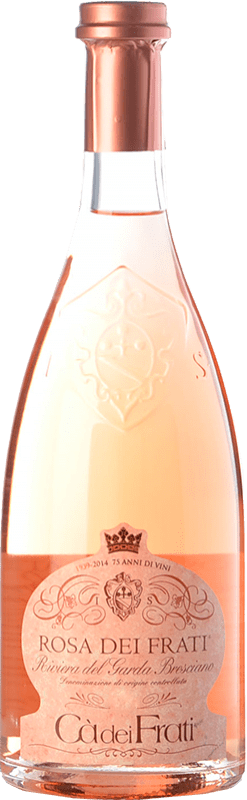 19,95 € Kostenloser Versand | Rosé-Wein Cà dei Frati Rosa Jung D.O.C. Garda Lombardei Italien Sangiovese, Barbera, Godello, Marzemino Flasche 75 cl