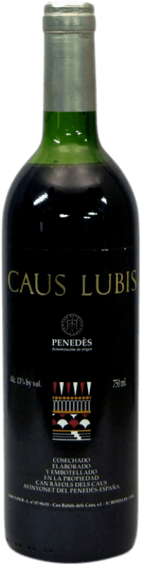 49,95 € Envoi gratuit | Vin rouge Can Ràfols Caus Lubis Spécimen de Collection D.O. Penedès Catalogne Espagne Merlot Bouteille 75 cl