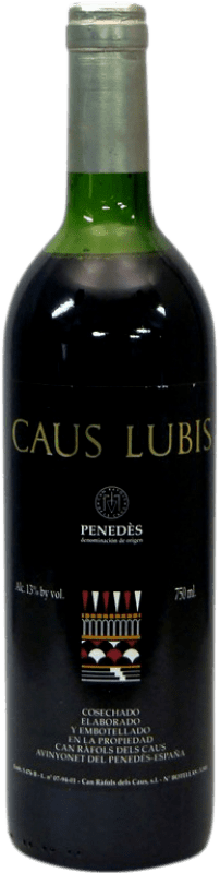 49,95 € Envio grátis | Vinho Tinto Can Ràfols Caus Lubis D.O. Penedès Catalunha Espanha Merlot Garrafa 75 cl Exemplar de colecionador Não Próprio para Consumo