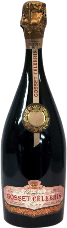 59,95 € 送料無料 | ロゼのスパークリングワイン Gosset Celebris Brut — ブリュット Rosé — ロゼ A.O.C. Champagne シャンパン フランス 75 cl
