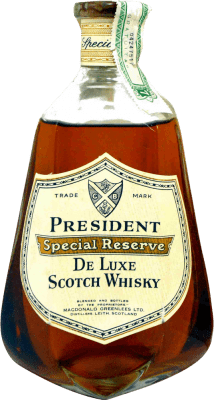 Whisky Blend Macdonald Greenlees President 1970's Spécial, Luxury — Luxe Réserve 75 cl Objet de Collection Non Destinée à la Consommation