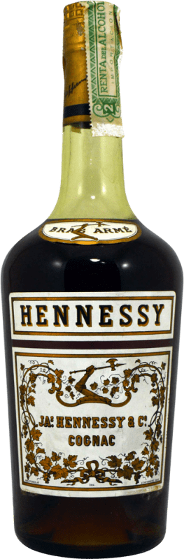 272,95 € Envio grátis | Conhaque Cognac Hennessy Bras Armé Old Bottling A.O.C. Cognac França Garrafa 75 cl Exemplar de colecionador Não Próprio para Consumo