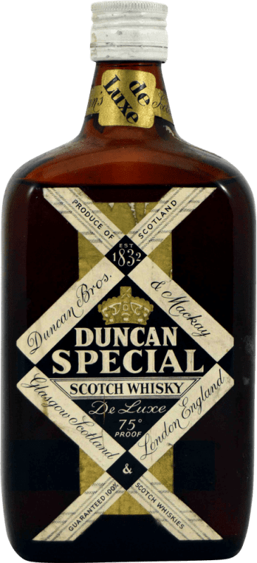 138,95 € Envío gratis | Whisky Blended Duncan Bros. & Mackay Special de Luxe 75º Ejemplar Coleccionista España Botella 75 cl