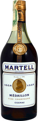 165,95 € Envio grátis | Cognac Conhaque Martell V.S.O.P. Espécime de Colecionador década de 1970 A.O.C. Cognac França Garrafa 75 cl