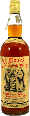 Whisky Blended Donald Fisher Ye Monks The OrIginal Recipe Collector's Specimen 1970's 75 cl