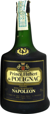 129,95 € Free Shipping | Cognac Prince Hubert de Polignac Napoleón Collector's Specimen A.O.C. Cognac France Bottle 70 cl