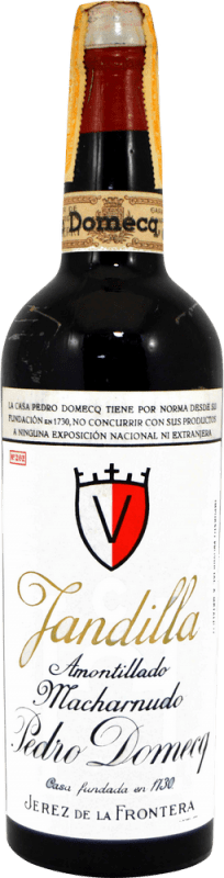 23,95 € 免费送货 | 强化酒 Pedro Domecq Jandilla Amontillado 珍藏版 1970 年代 西班牙 瓶子 75 cl