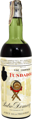 23,95 € Бесплатная доставка | Бренди Pedro Domecq Fundador Estilo Fine Champagne Коллекционный образец 1970-х гг Испания бутылка 75 cl