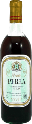 8,95 € Envio grátis | Vinho branco Campo Viejo Viña Perla Blanco Espécime de Colecionador década de 1970 Semi-seco Semi-doce Espanha Garrafa 75 cl