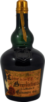 215,95 € Spedizione Gratuita | Liquori Abadía de Valvanera Benedictinos Esemplare da Collezione anni '60 Spagna Bottiglia 75 cl