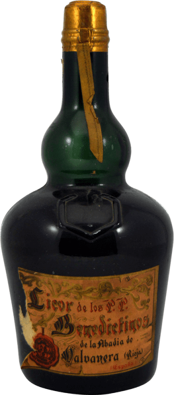214,95 € Spedizione Gratuita | Liquori Abadía de Valvanera Benedictinos Esemplare da Collezione anni '60 Spagna Bottiglia 75 cl