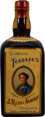 17,95 € Envio grátis | Brandy Conhaque Quinado Torrijos de J. Ruiz y Albert Espécime de Colecionador década de 1930 Espanha Garrafa 75 cl