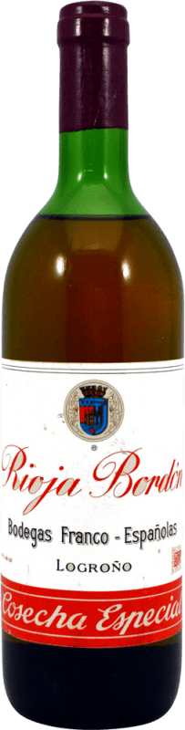 13,95 € Envío gratis | Vino tinto Bodegas Franco Españolas Bordón Cosecha Especial Ejemplar Coleccionista 1970's D.O.Ca. Rioja La Rioja España Botella 75 cl