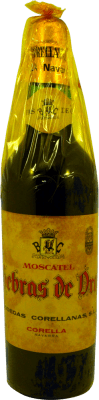 73,95 € Envio grátis | Vinho doce Corellanas Hebras de Oro Espécime de Colecionador década de 1970 Espanha Mascate Giallo Garrafa 75 cl