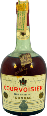 Cognac Courvoisier Trois Etoiles 1970's 75 cl Objet de Collection Non Destinée à la Consommation