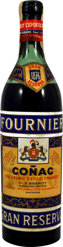 2 749,95 € Free Shipping | Brandy Francisco Rucabado Coñac Fournier Collector's Specimen 1940's Grand Reserve Spain Bottle 75 cl