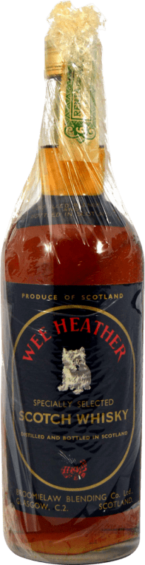 544,95 € Kostenloser Versand | Whiskey Blended Broomielaw Blending Wee Heather Selected Scotch Sammlerexemplar aus den 1970er Jahren Großbritannien Flasche 75 cl