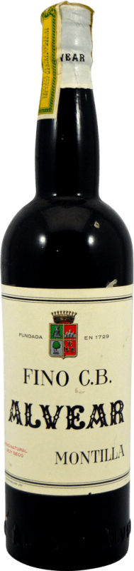 44,95 € Kostenloser Versand | Verstärkter Wein Alvear Fino C.B. Sammlerexemplar aus den 1960er Jahren Spanien Flasche 75 cl