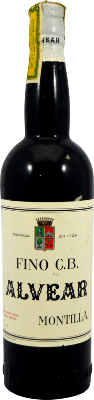 46,95 € Envoi gratuit | Vin Fortifié Alvear C.B. 1960's Espagne Palomino Fino Bouteille 75 cl Objet de Collection Non Destinée à la Consommation