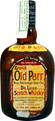 39,95 € 免费送货 | 调和威士忌 Macdonald Greenlees Grand Old Parr 1970's 英国 75 cl 收藏品 不可食用