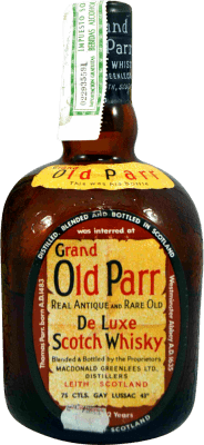 38,95 € Free Shipping | Whisky Blended Macdonald Greenlees Grand Old Parr Collector's Specimen 1970's United Kingdom Bottle 75 cl