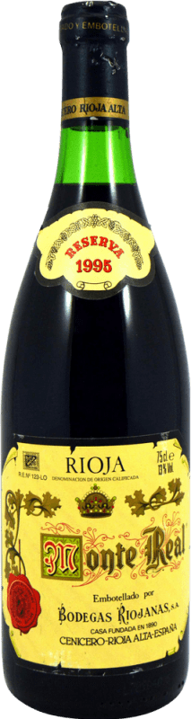 23,95 € Free Shipping | Red wine Bodegas Riojanas Monte Real Collector's Specimen Reserve D.O.Ca. Rioja The Rioja Spain Bottle 75 cl