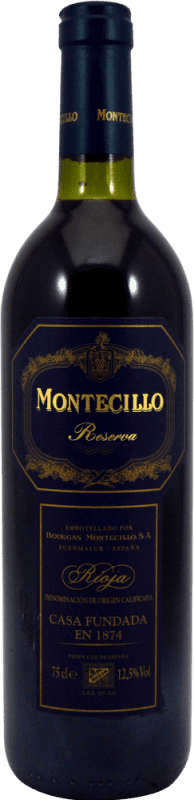 22,95 € Kostenloser Versand | Rotwein Montecillo Sammlerexemplar Reserve D.O.Ca. Rioja La Rioja Spanien Flasche 75 cl