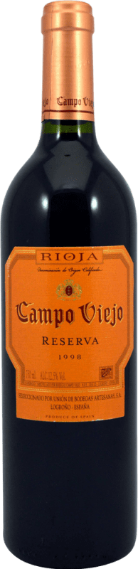 23,95 € 免费送货 | 红酒 Campo Viejo 收藏家标本 预订 D.O.Ca. Rioja 拉里奥哈 西班牙 瓶子 75 cl