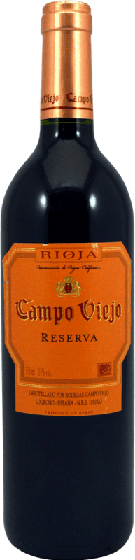 22,95 € Kostenloser Versand | Rotwein Campo Viejo Sammlerexemplar Reserve D.O.Ca. Rioja La Rioja Spanien Flasche 75 cl