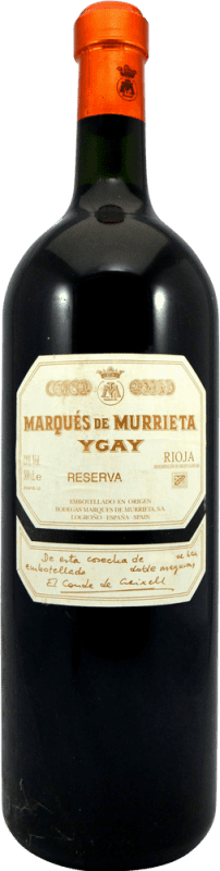 324,95 € Kostenloser Versand | Rotwein Marqués de Murrieta Ygay Sammlerexemplar Reserve 1990 D.O.Ca. Rioja La Rioja Spanien Jeroboam-Doppelmagnum Flasche 3 L