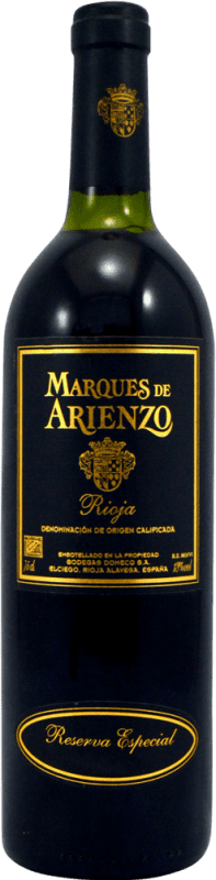 44,95 € Envoi gratuit | Vin rouge Marqués de Arienzo Especial Spécimen de Collection Réserve D.O.Ca. Rioja La Rioja Espagne Bouteille 75 cl