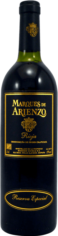 46,95 € Envío gratis | Vino Tinto Marqués de Arienzo Especial Reserva D.O.Ca. Rioja La Rioja España Botella 75 cl Ejemplar Coleccionista No Apto para Consumo
