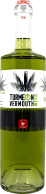 21,95 € 免费送货 | 苦艾酒 Turmeon Vermut con Cannabis Medicinal 收藏家标本 西班牙 微型瓶 10 cl