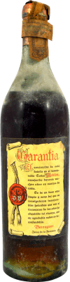 381,95 € Envio grátis | Brandy Conhaque Destilería Berenguer Coñac Doblón solo Contraetiqueta Espécime de Colecionador década de 1940 Espanha Garrafa 75 cl